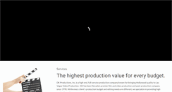 Desktop Screenshot of dkproductions.com
